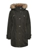 Vero Moda Langer Parka in Peat