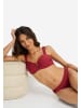 LASCANA Bandeau-Bikini in bordeaux
