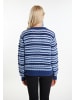 IZIA Damen Cardigan in Marine Mehrfarbig