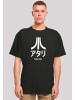 F4NT4STIC Oversize T-Shirt Atari Tokyo Retro Arcade Games in schwarz
