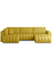 MF Design Bonita Recamiere Rechts in Gelb -  (L) 175 x (B) 350 x (H) 92 cm