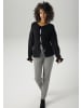 Aniston CASUAL Strickjacke in schwarz