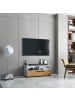 VCM  Holz TV Lowboard Möbel Fernsehschrank Arila XL in Weiß / Honig-Eiche