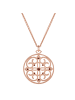 Lulu & Jane Halskette Metall-Legierung verziert mit Kristallen von Swarovski® in roségold
