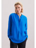 Seidensticker Stehkragenbluse Regular in Blau