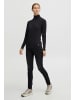 Oxmo Rollkragenpullover OXKatja in Schwarz