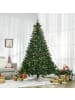 HOMCOM Weihnachtsbaum-142L x 142B x 210H cm-Grün