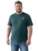 Men Plus Kurzarm T-Shirt in tief grün