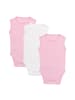 Schlummersack Baby-Bodys ärmellos 3er-Pack in Rosa