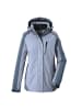 Killtec Funktionsjacke mit Kapuze wasserdicht und Atmungsaktiv in Blau