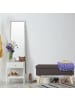 relaxdays Sitzbank in Hellgrau - (B)77 x (H)39 x (T)39 cm