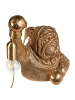Beliani Tischleuchten MIKE in Gold/Messing - (W) 27 x (H) 31 x (L) 22 cm