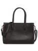 Toscanto Leder Handtasche Toscanto Tasche schwarz ca. 35cm