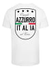 Mister Tee Mister Tee Azurro Italia Crest Tee in white