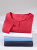 Sieh an! 3/4-Arm-Shirt in weiß