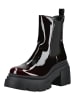 Steve Madden Stiefelette in Dunkelrot Lack