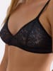 Erlich Textil  ICONIC LACE TRIANGEL BH in schatten schwarz
