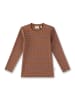 Sanetta Langarmshirt in Braun