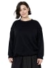 Ulla Popken Sweatshirt in schwarz