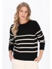 DreiMaster Maritim Sweater in black offwhite