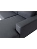 MCW Ecksofa mit Bettkasten L16, Dunkelgrau