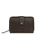 Bugatti Noemi Geldbörse RFID Schutz Leder 14 cm braun