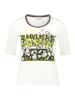 Betty Barclay Basic Shirt mit Rippenstruktur in Patch Cream/Green