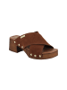 Les Tropéziennes par M Belarbi Sandalen mit Absatz aus Leder Les Pipa Braun