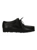 Clarks Schnürschuhe Wallabee in 1216 Black Leather