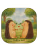 Mr. & Mrs. Panda Glasuntersetzer Igel Liebe Design ohne Spruch in Weiß
