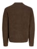 Jack & Jones Strickjacke in Chocolate Torte
