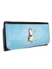 Mr. & Mrs. Panda Wallet Pinguin Angler ohne Spruch in Eisblau