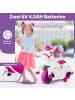 COSTWAY Elektro Motorrad Kinder in Rosa