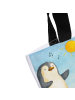 Mr. & Mrs. Panda Reisetasche Pinguin Surfer Design mit Spruch in Weiß