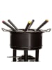 5five Simply Smart Fondue-Set für 6 Personen, Metall in Schwarz, (B) 19 x (H) 19 x (L) 25,5 cm