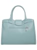 Samantha Look Handtasche echt Leder in blau