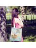 Mr. & Mrs. Panda Stofftasche Pinguin Angelboot Design mit Spruch in Weiß