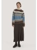 Hessnatur Hessnatur Stick Pullover Relaxed aus Alpaka und Bio-Baumwolle in kristallblau