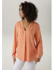 Aniston CASUAL Schlupfbluse in orange-weiß-pink