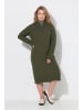 Ulla Popken Midikleid in dunkel khaki