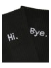 Mister Tee Basic Socks in black/white