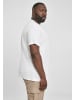 Urban Classics T-Shirt kurzarm in white/white/black