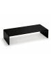 relaxdays Monitorständer in Schwarz - (B)35 x (H)10 x (T)20 cm