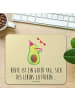 Mr. & Mrs. Panda Mousepad Avocado Party mit Spruch in Gelb Pastell