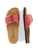Camel Active Sandalen mit Metallschnalle in Rot