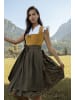 Edelnice Midi Dirndl Hanna Cord Gelb in gelb