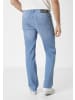 Paddock's 5-Pocket Jeans PIPE in blue bleached use moustache
