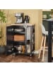 SoBuy Küchenwagen in Schwarz - (B)60 x (H)90 x (T)40cm