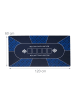 relaxdays Pokermatte in Blau - 120 x 60 cm