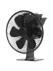 relaxdays Kaminventilator in Schwarz - (B)19 x (H)21,5 x (T)11 cm